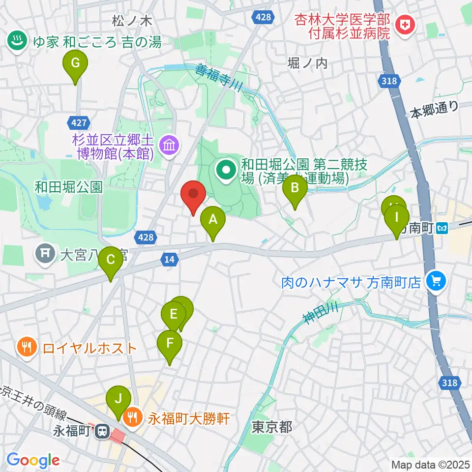 Salon O周辺のコンビニエンスストア一覧地図
