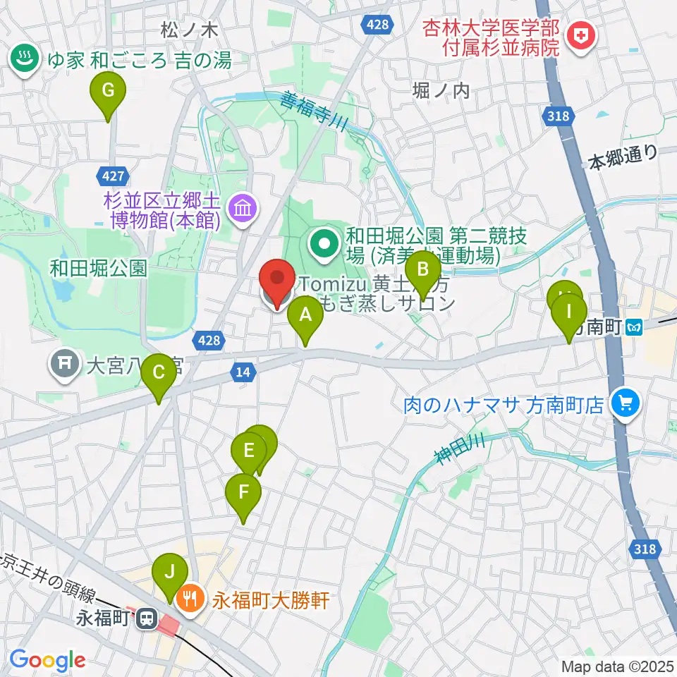 Salon O周辺のコンビニエンスストア一覧地図