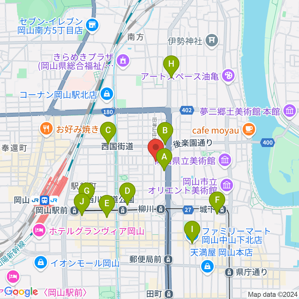 ROCK FIELD周辺のコンビニエンスストア一覧地図