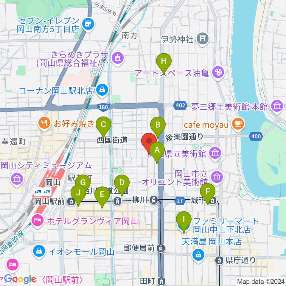 ROCK FIELD周辺のコンビニエンスストア一覧地図