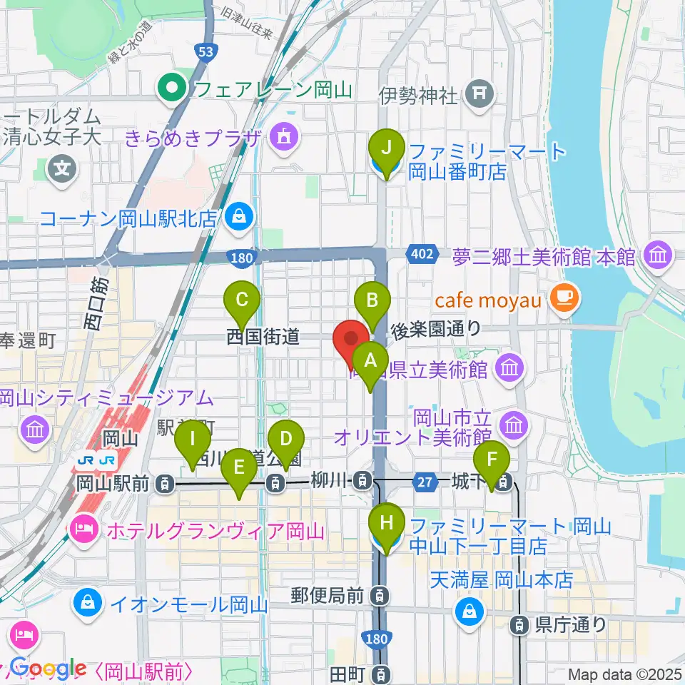 ROCK FIELD周辺のコンビニエンスストア一覧地図