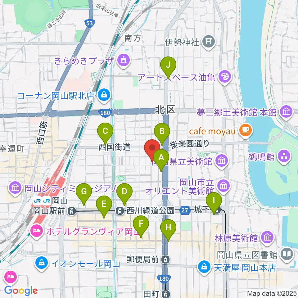 ROCK FIELD周辺のコンビニエンスストア一覧地図