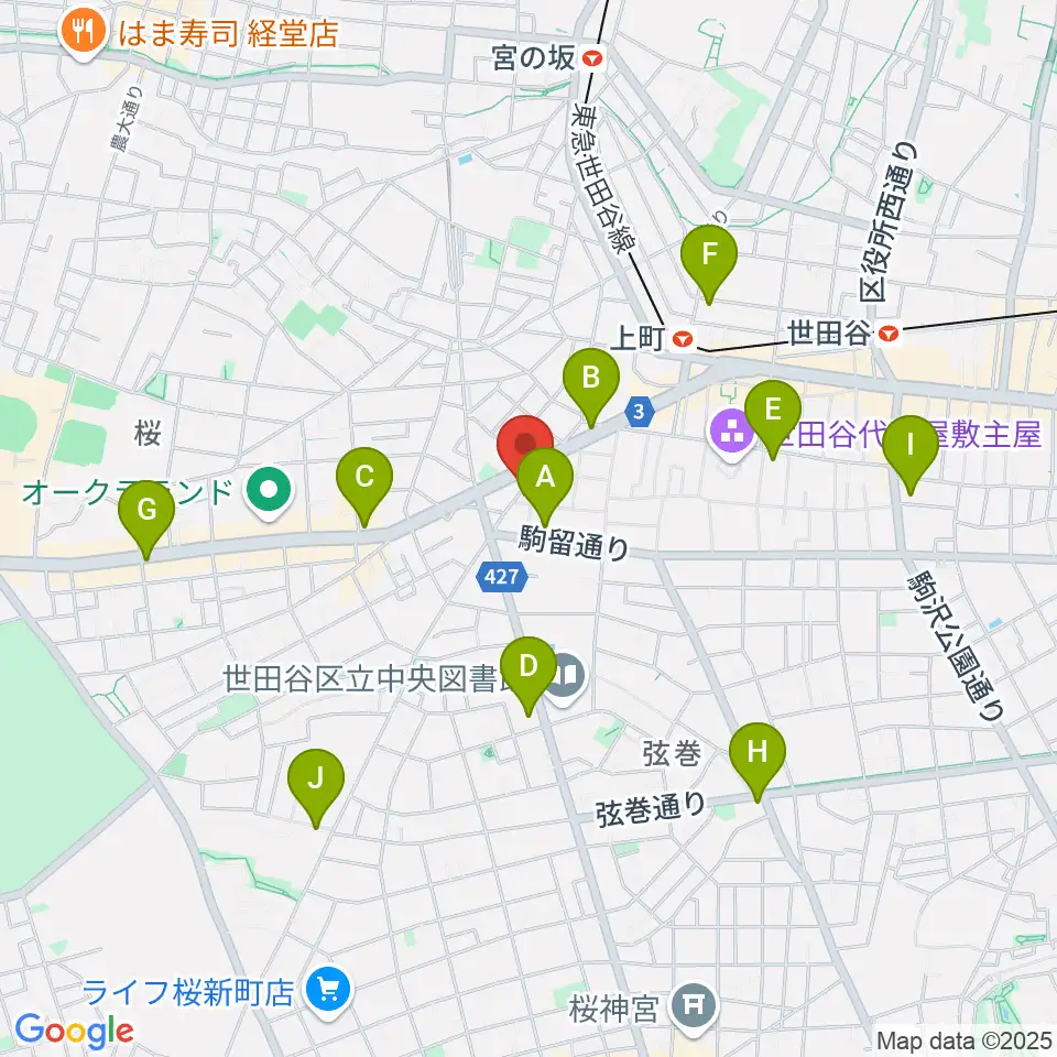 ハイエースサウンドシステムズ周辺のコンビニエンスストア一覧地図