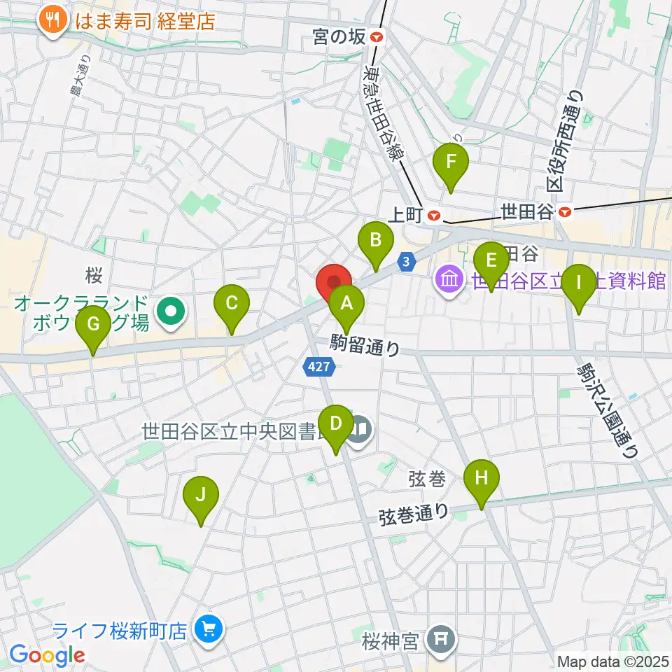 ハイエースサウンドシステムズ周辺のコンビニエンスストア一覧地図
