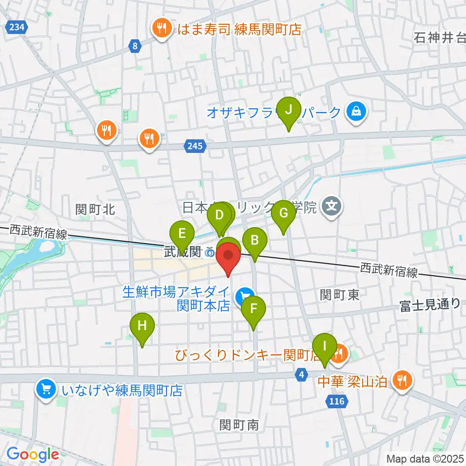 スタヂオワイズ周辺のコンビニエンスストア一覧地図