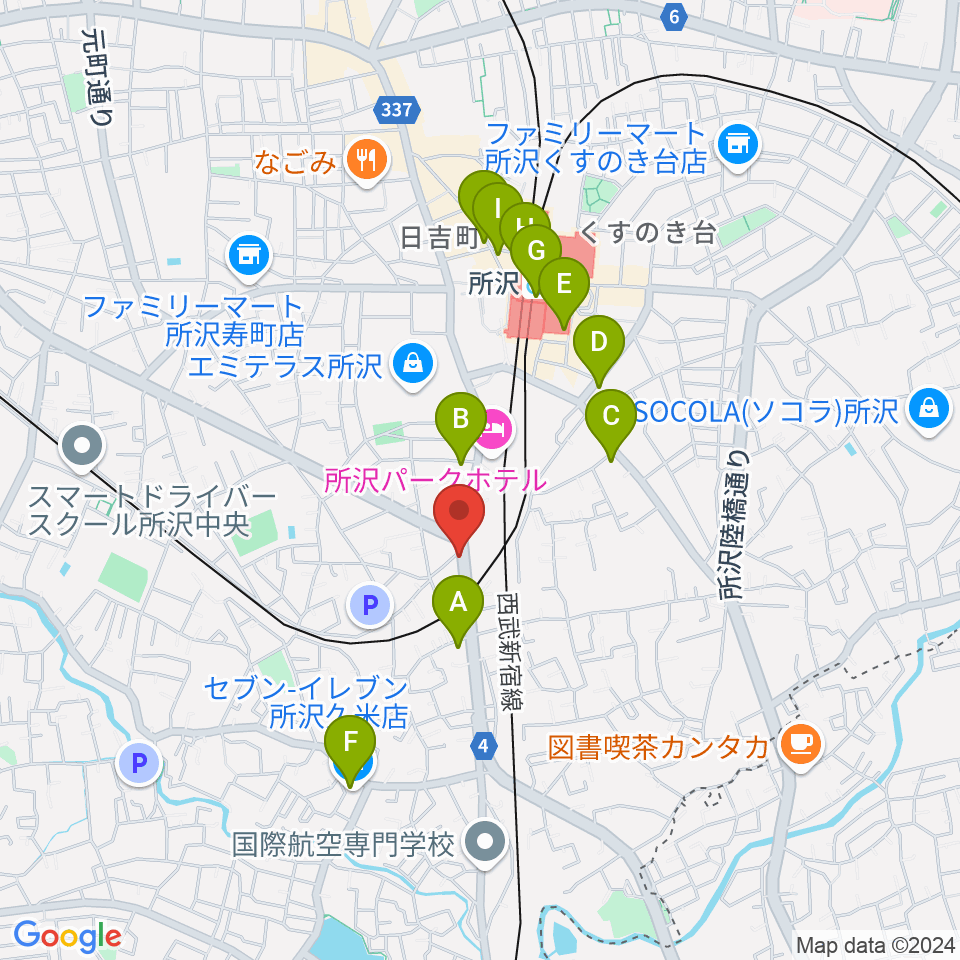 MTミュージックスクール周辺のコンビニエンスストア一覧地図