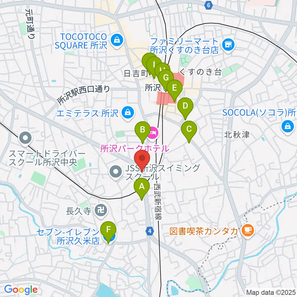 MTミュージックスクール周辺のコンビニエンスストア一覧地図