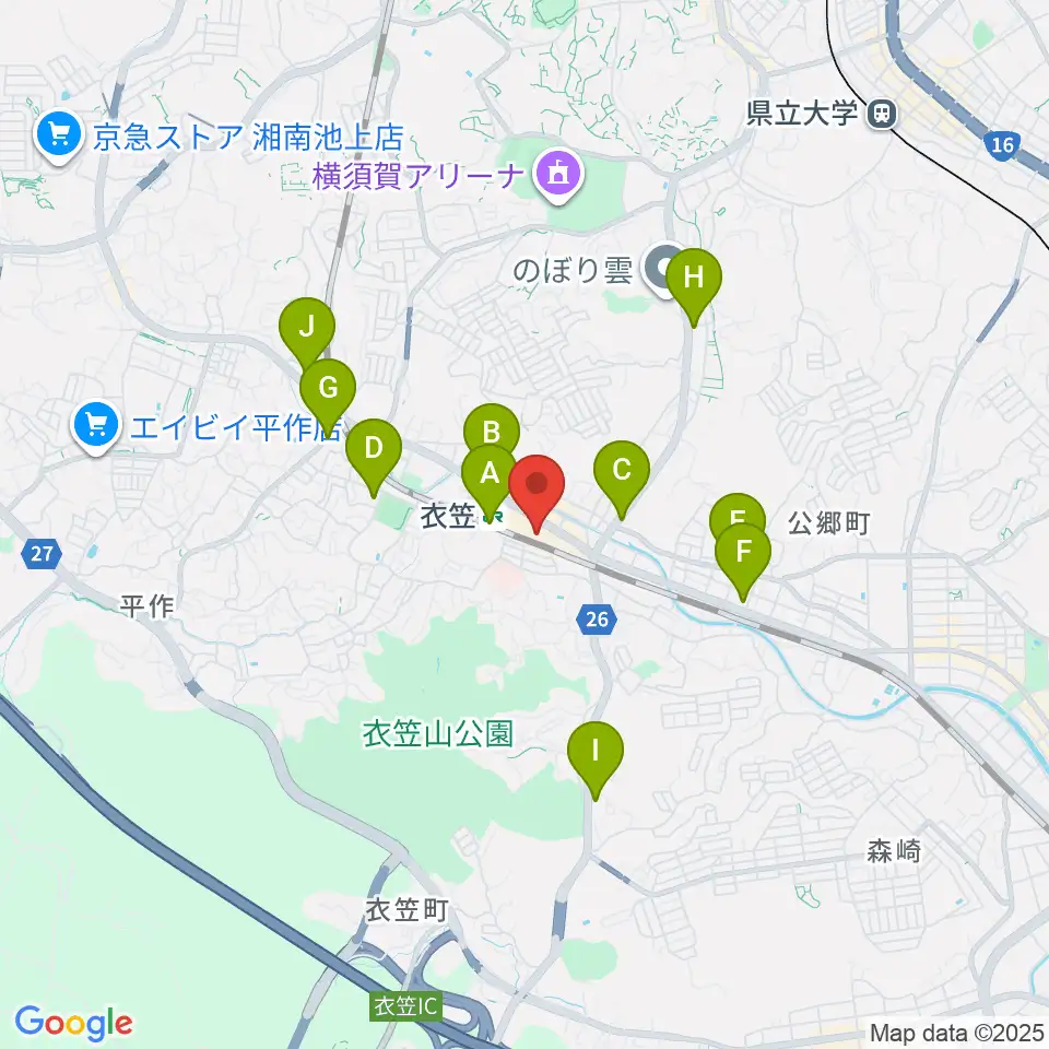 石田音楽院周辺のコンビニエンスストア一覧地図