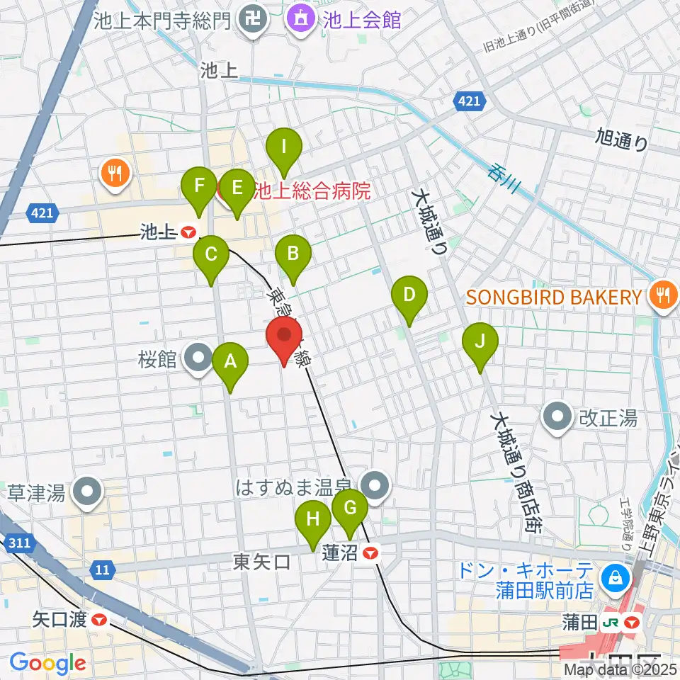 楽器レンタルNAF周辺のコンビニエンスストア一覧地図