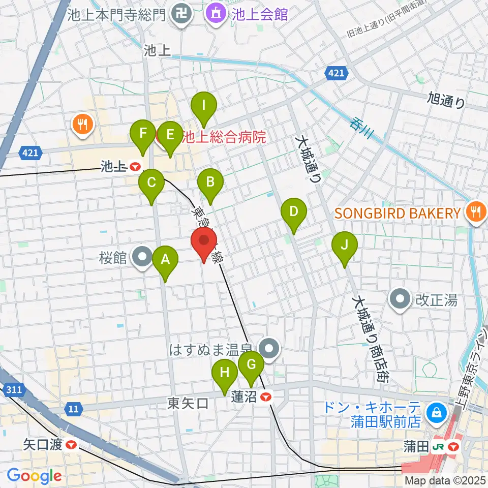 楽器レンタルNAF周辺のコンビニエンスストア一覧地図
