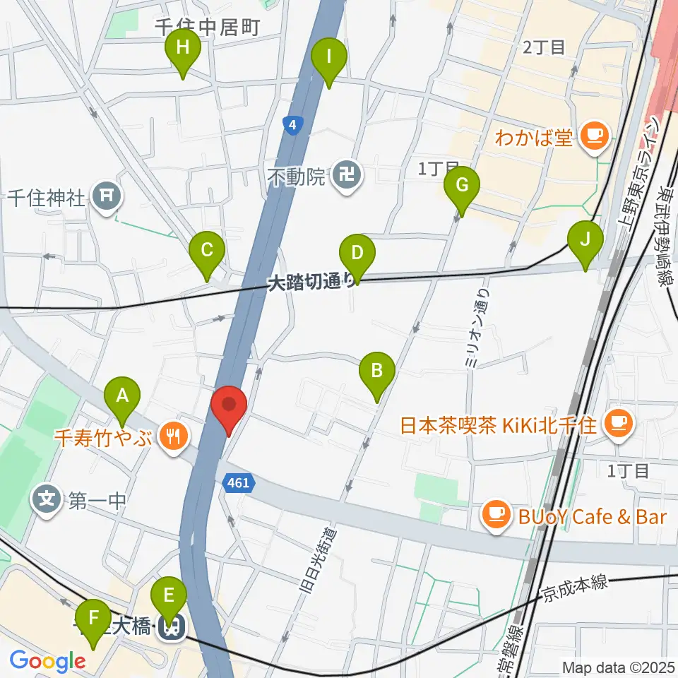 Gスクエア周辺のコンビニエンスストア一覧地図