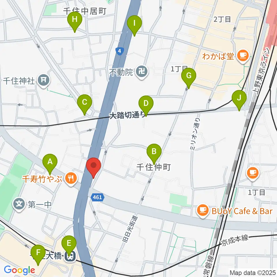 Gスクエア周辺のコンビニエンスストア一覧地図