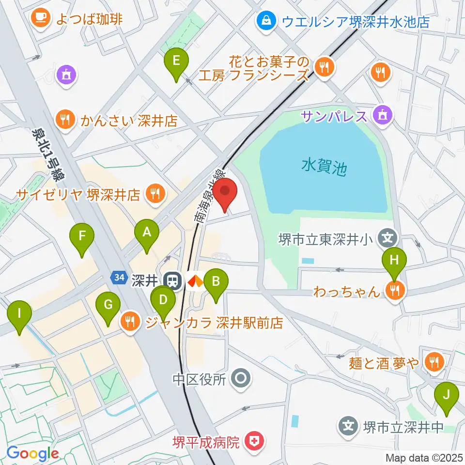 コタニピアノ工房周辺のコンビニエンスストア一覧地図