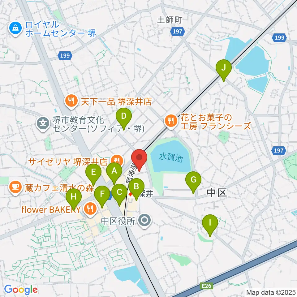 コタニピアノ工房周辺のコンビニエンスストア一覧地図