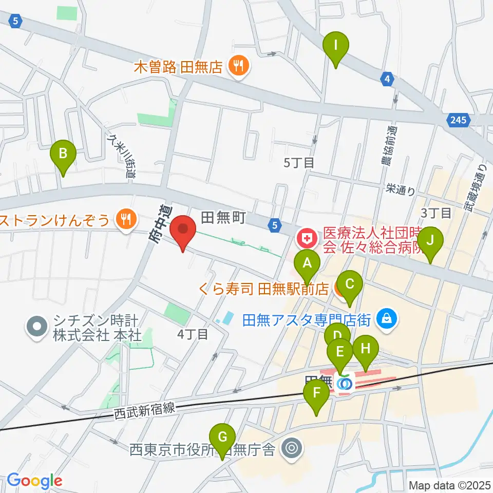 スタジオトライブ周辺のコンビニエンスストア一覧地図