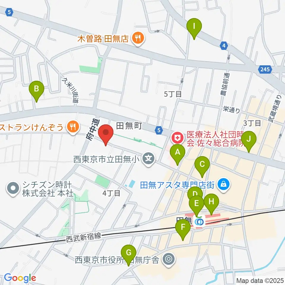 スタジオトライブ周辺のコンビニエンスストア一覧地図