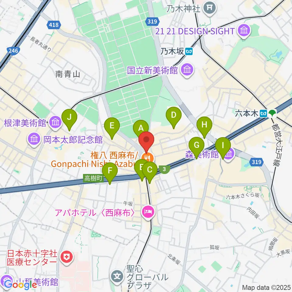 LAB recorders周辺のコンビニエンスストア一覧地図