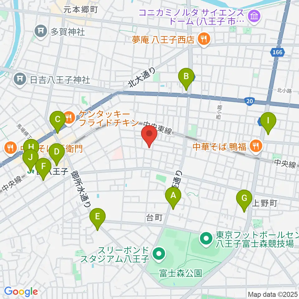 スタジオオルウェイズ周辺のコンビニエンスストア一覧地図