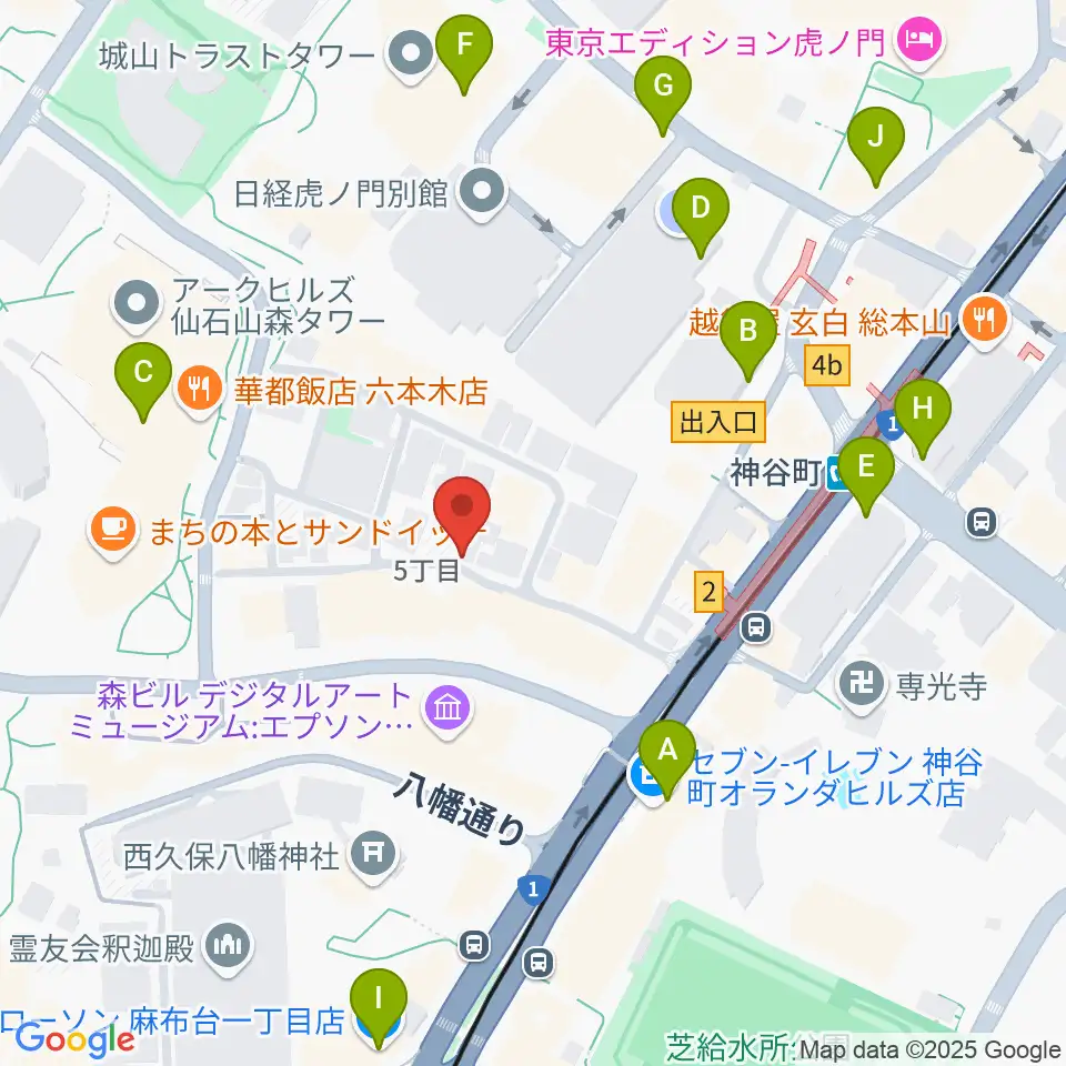 grid studio周辺のコンビニエンスストア一覧地図