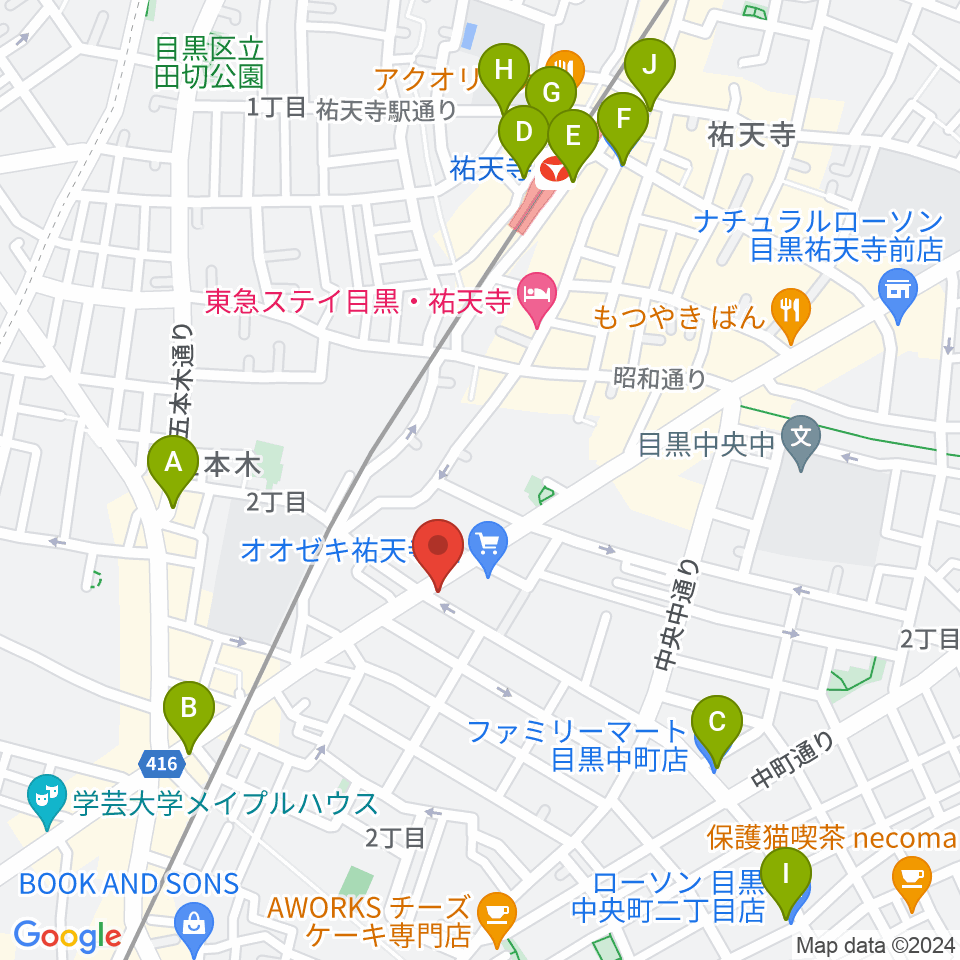 STUDIO MECH周辺のコンビニエンスストア一覧地図