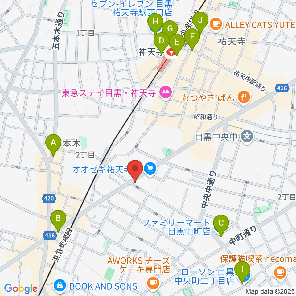 STUDIO MECH周辺のコンビニエンスストア一覧地図
