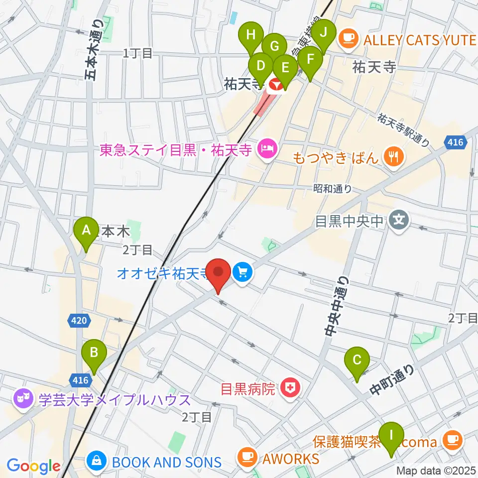 STUDIO MECH周辺のコンビニエンスストア一覧地図