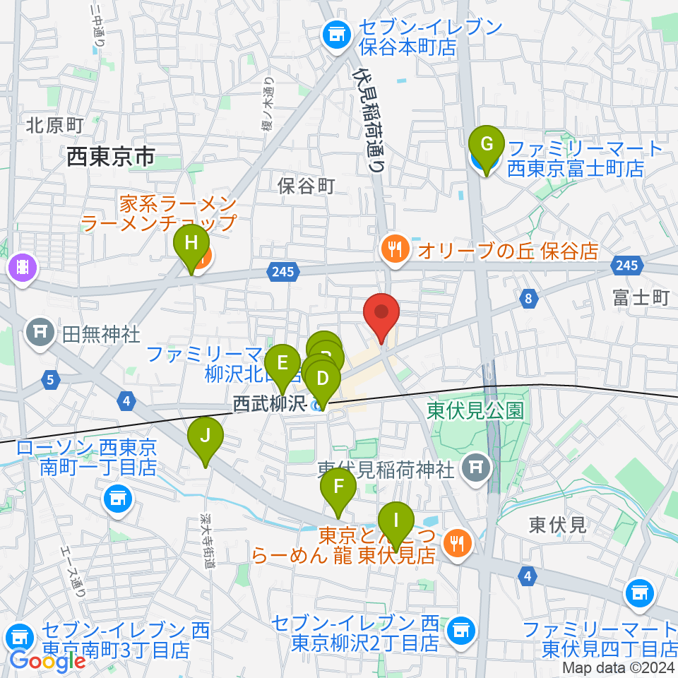 NOISE ROOM RECORDING STUDIO周辺のコンビニエンスストア一覧地図