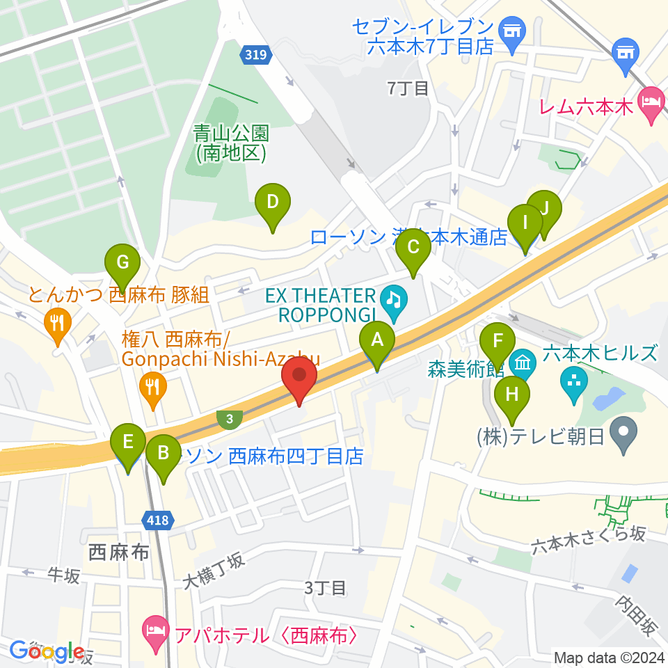 エンドレスエコー周辺のコンビニエンスストア一覧地図