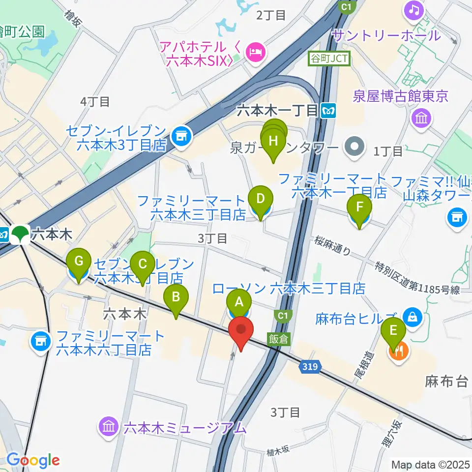 エンドレスエコー周辺のコンビニエンスストア一覧地図