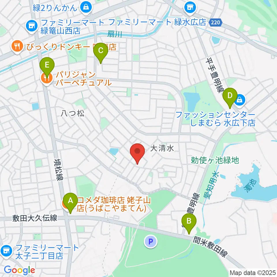 テネラメンテ周辺のコンビニエンスストア一覧地図