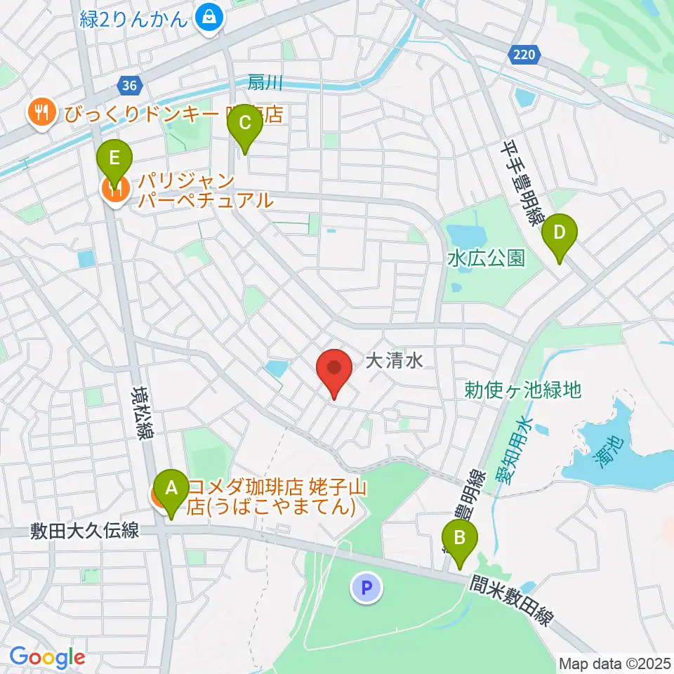 テネラメンテ周辺のコンビニエンスストア一覧地図