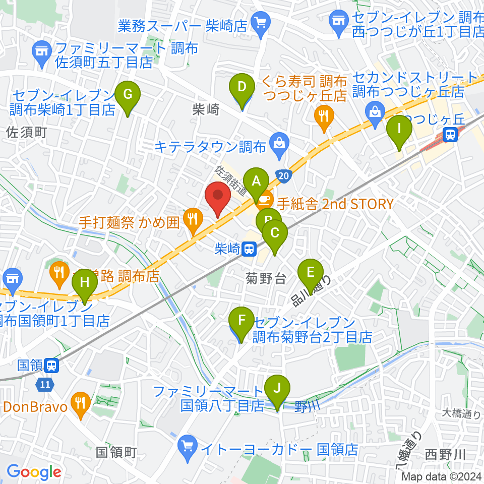 岡本ピアノサービス周辺のコンビニエンスストア一覧地図