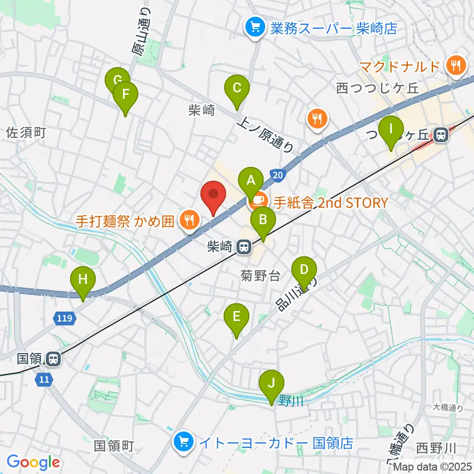 岡本ピアノサービス周辺のコンビニエンスストア一覧地図