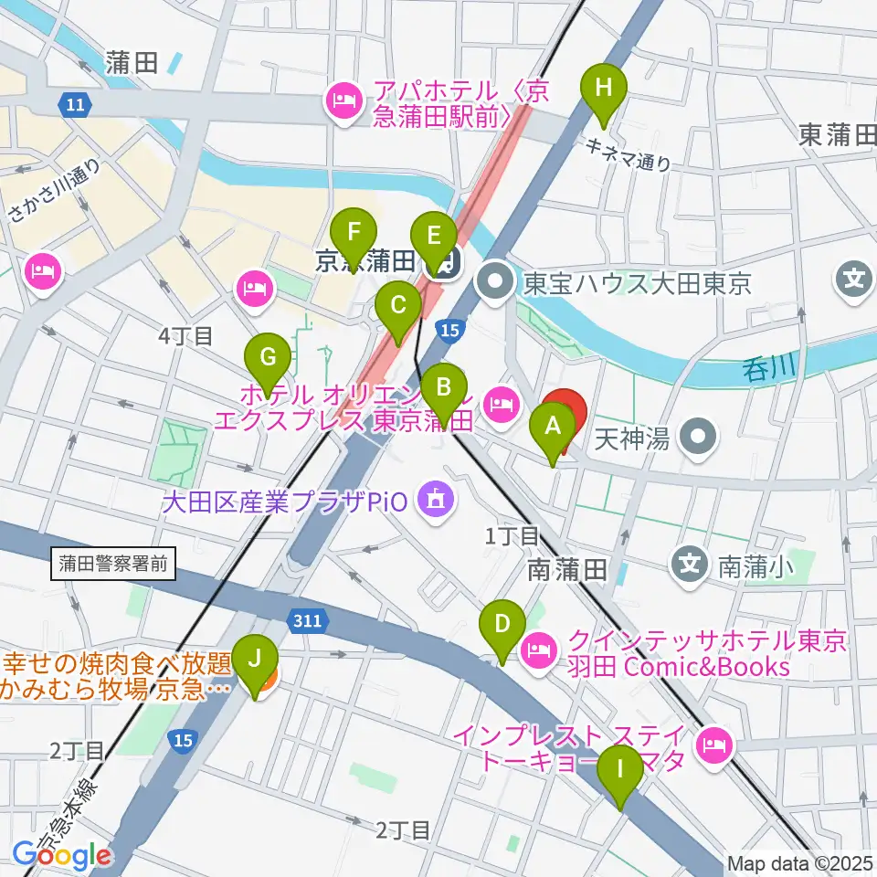 ジョイブラス周辺のコンビニエンスストア一覧地図