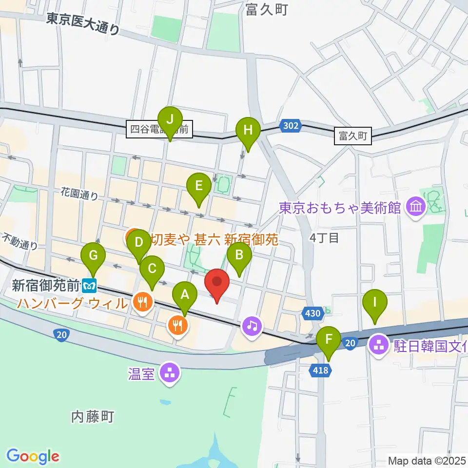 輸入ピアノ.com byカモシタピアノ周辺のコンビニエンスストア一覧地図