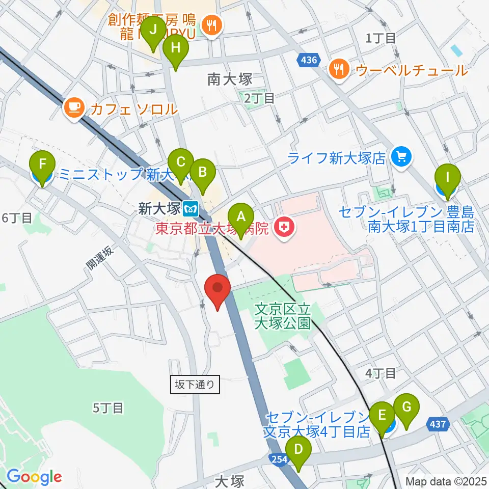 ギター工房 弦周辺のコンビニエンスストア一覧地図