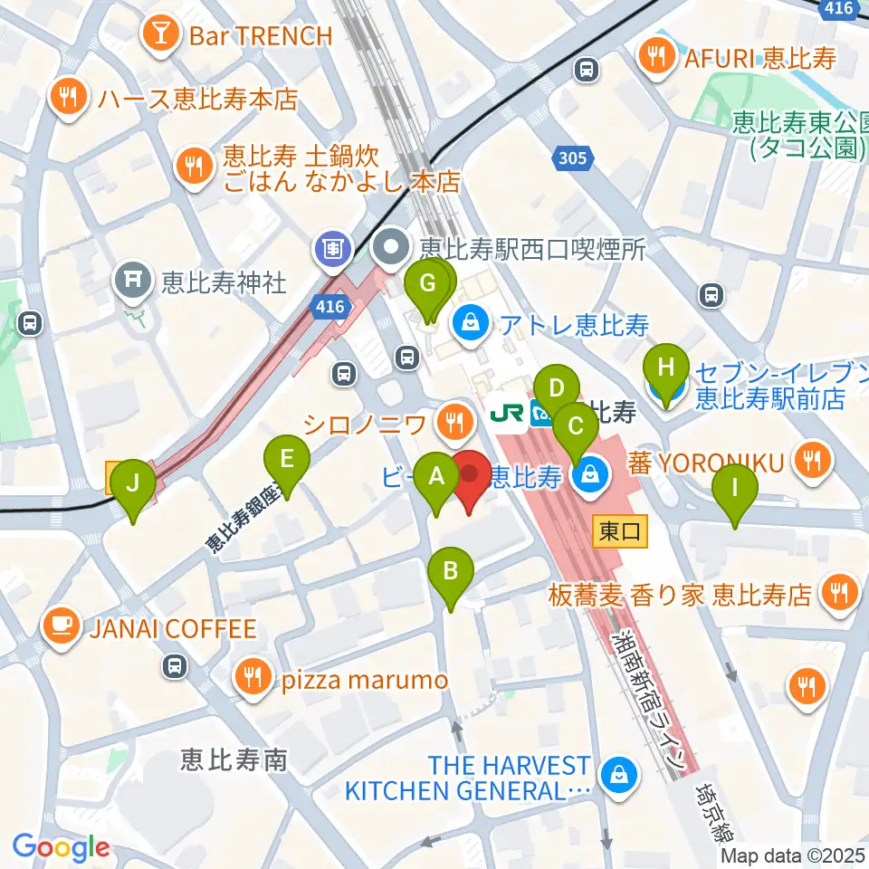 ゴーシュ弦楽器周辺のコンビニエンスストア一覧地図