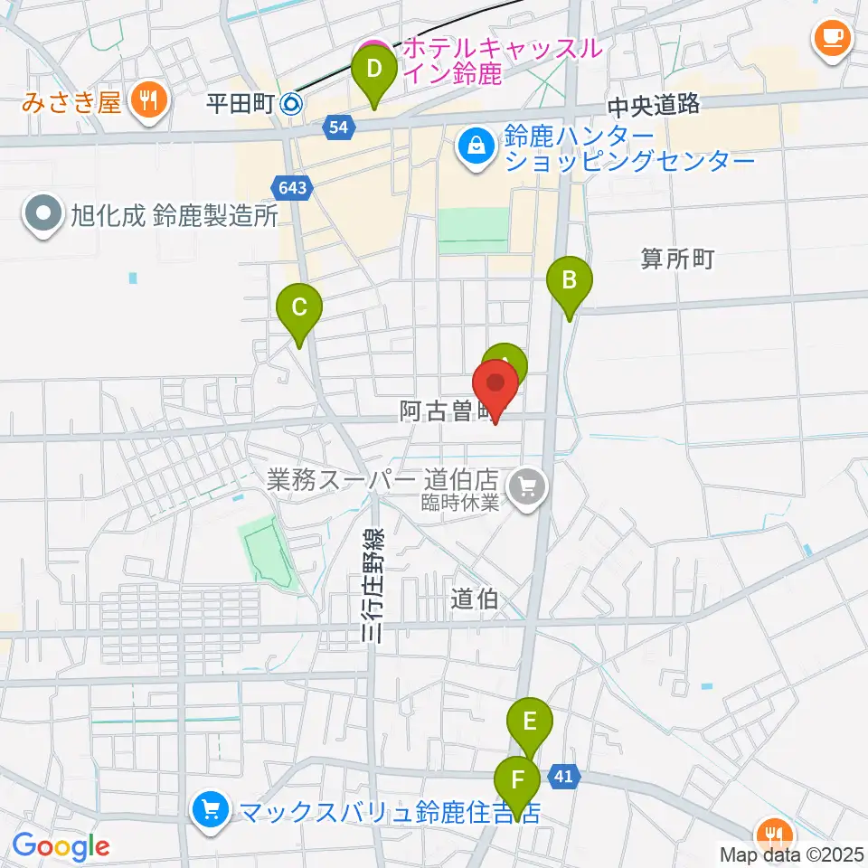 朝日楽器周辺のコンビニエンスストア一覧地図