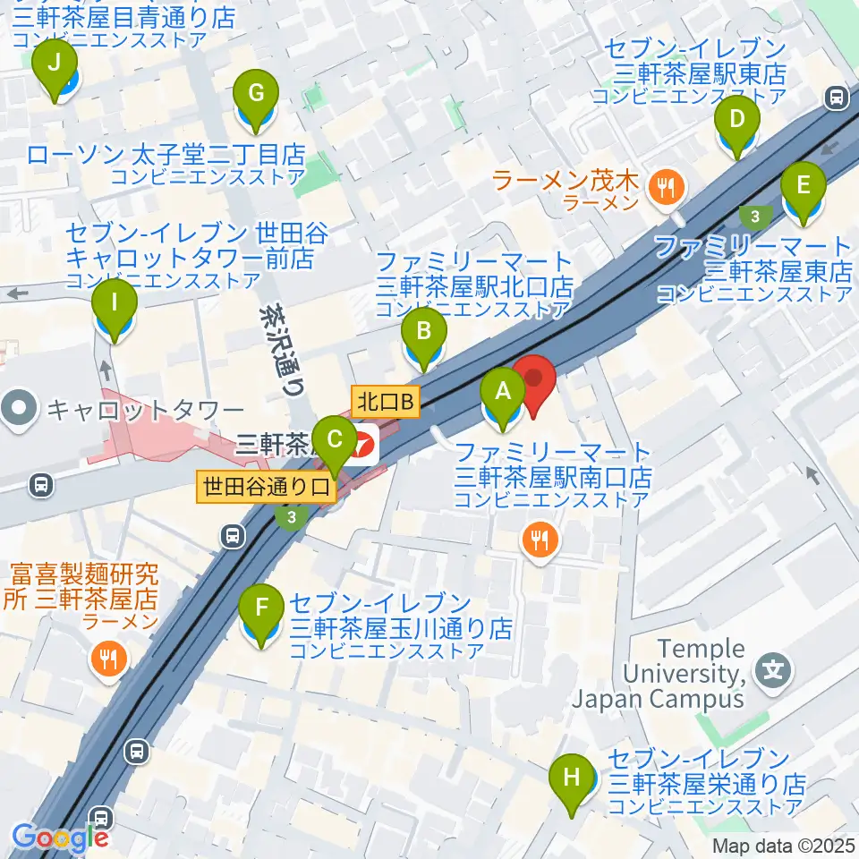マツオ商会 MATSUO&CO.周辺のコンビニエンスストア一覧地図