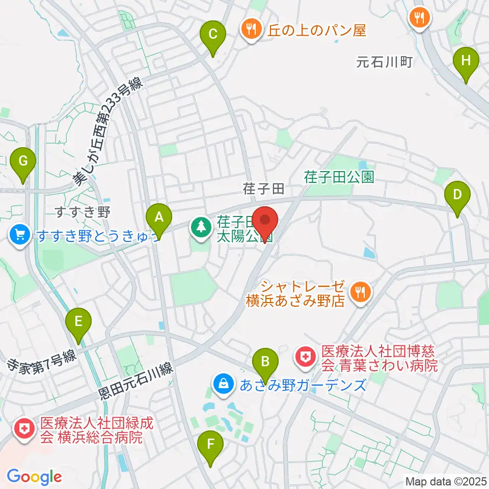 伊藤ピアノ工房周辺のコンビニエンスストア一覧地図