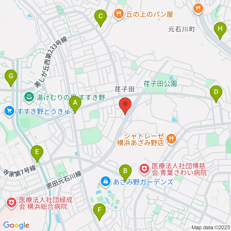 伊藤ピアノ工房周辺のコンビニエンスストア一覧地図
