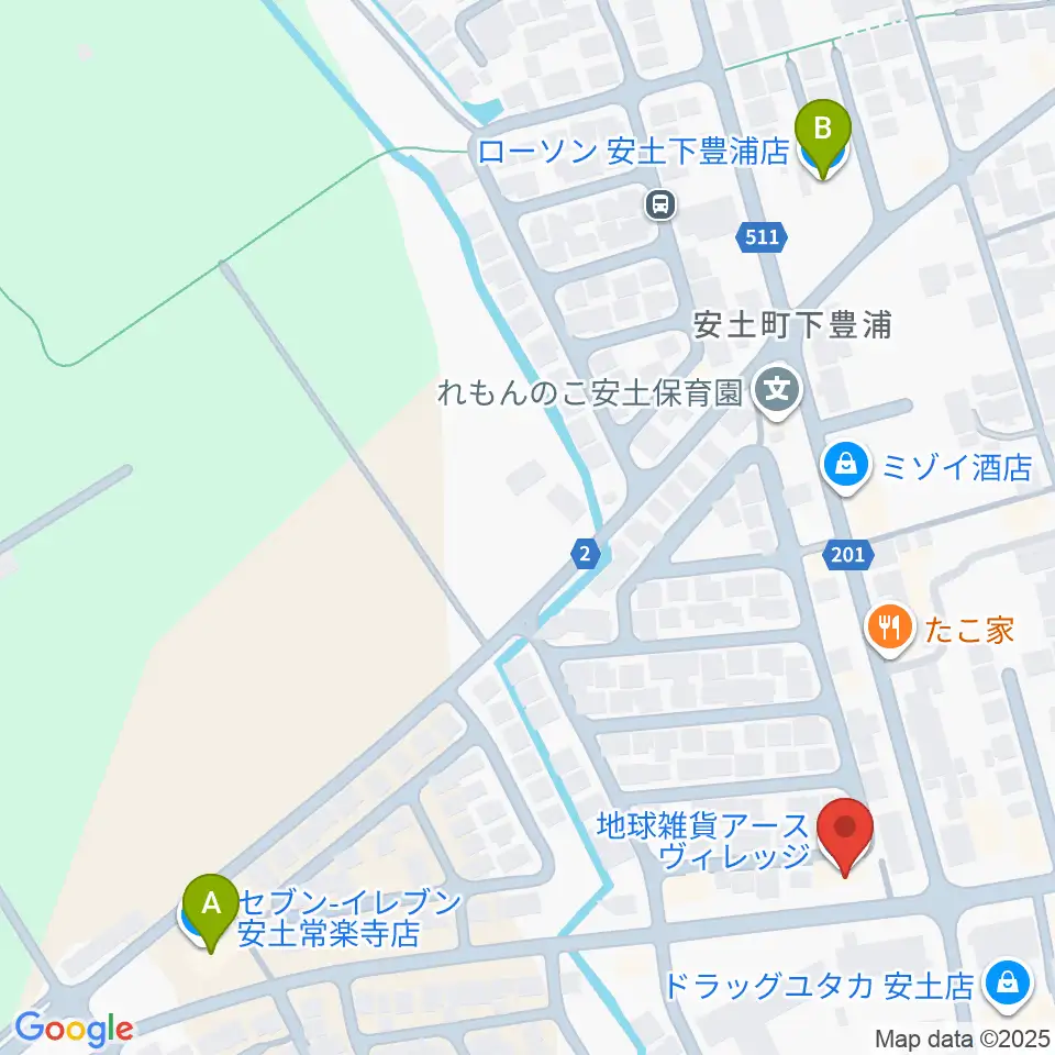 地球雑貨アース･ヴィレッジ周辺のコンビニエンスストア一覧地図