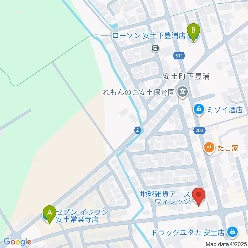 地球雑貨アース･ヴィレッジ周辺のコンビニエンスストア一覧地図