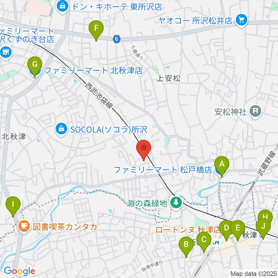 GRINNING DOG studio周辺のコンビニエンスストア一覧地図