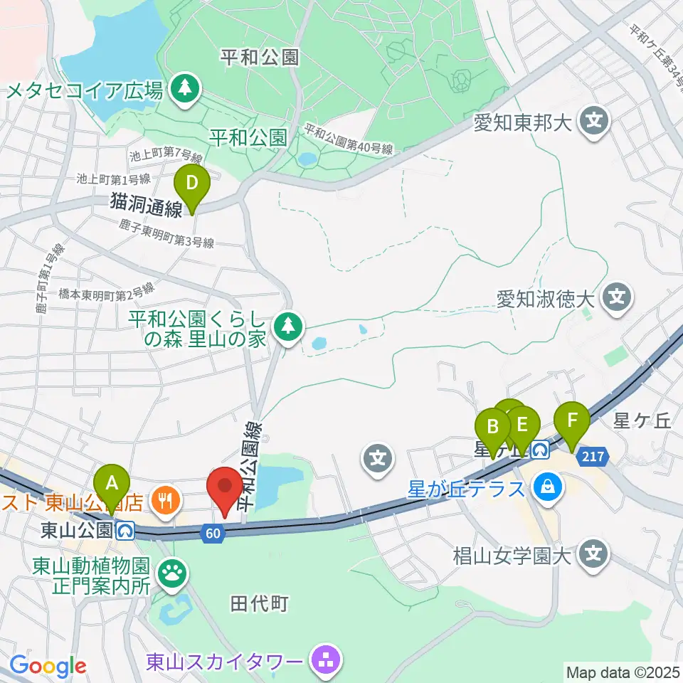 磯貝工房周辺のコンビニエンスストア一覧地図