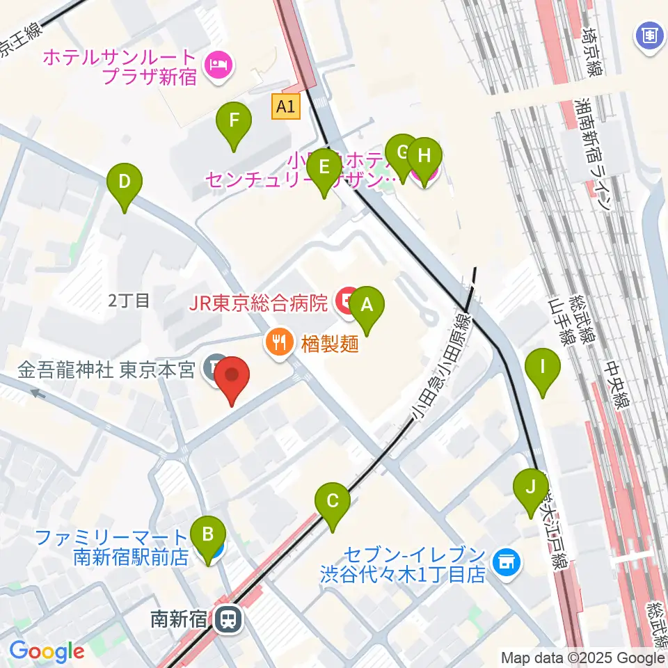 絃楽器のイグチ周辺のコンビニエンスストア一覧地図