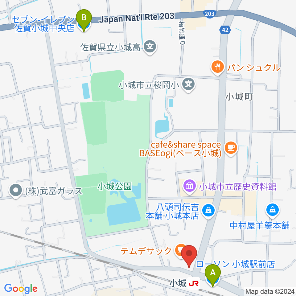 KANファクトリー周辺のコンビニエンスストア一覧地図