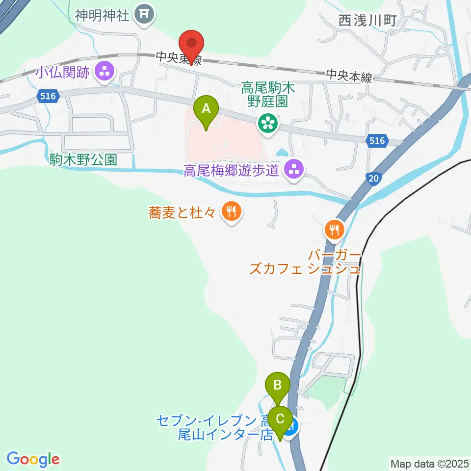 ハイリーズ 小口径ドラム工房周辺のコンビニエンスストア一覧地図