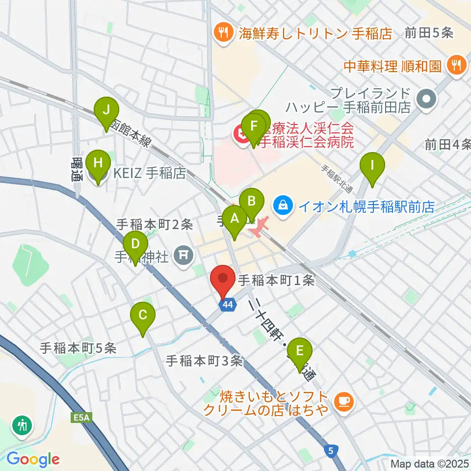 三響楽器周辺のコンビニエンスストア一覧地図