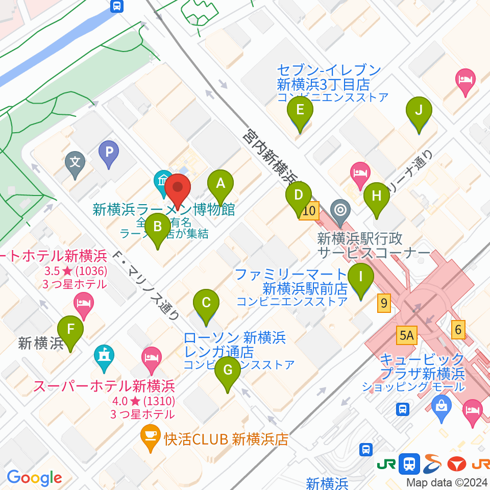 弦楽器工房 拓蔵周辺のコンビニエンスストア一覧地図